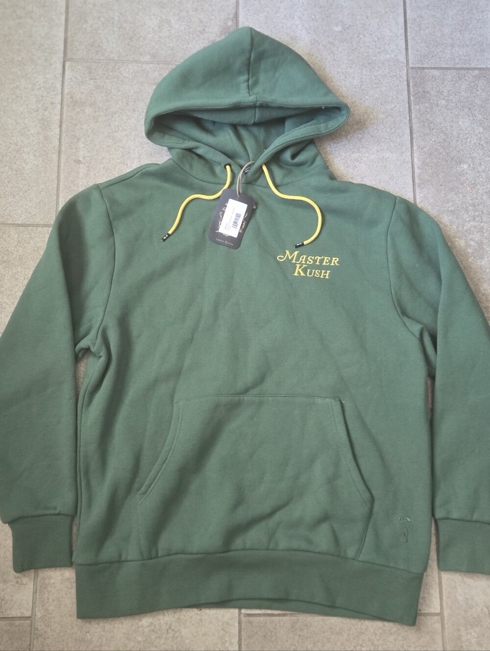 Grassroots California Master Kush Hoodie Limited Edition NWT Green Medium